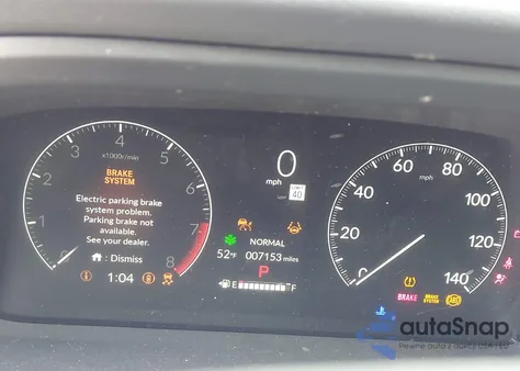 2025 Honda Odyssey Touring z USA, uszkodzony, nr VIN 5FNRL6H85SB060226